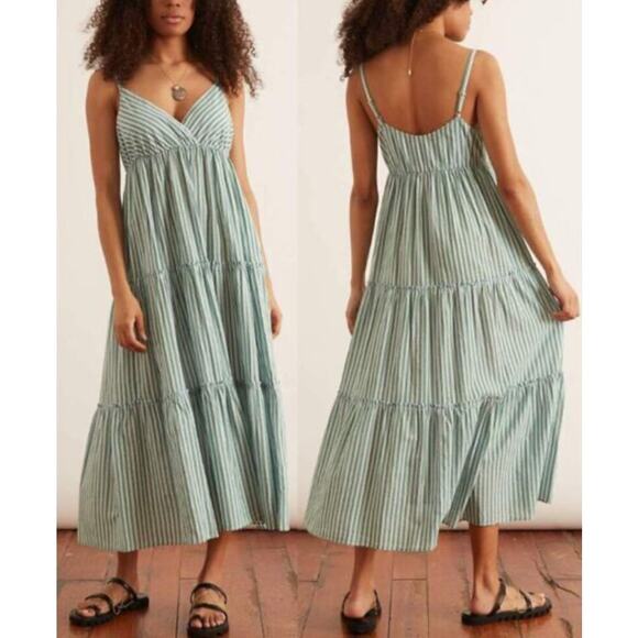 Xirena Mae Dress in Clearwater Green Stripe Size XS - Picture 1 of 10